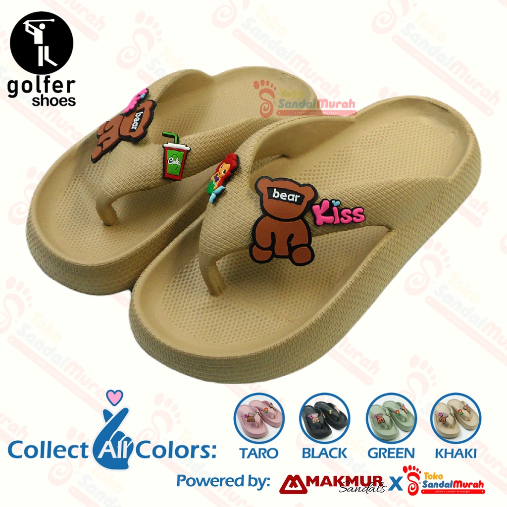 Toko Sendal Murah - Sandal Jelly Wanita Casual Uk 36-40 / Sandal Jepit Wanita Dewasa / Sandal Wanita Model Korean / Sandal Jepit Wanita Empuk / Sandal Rumah Karet Soft Slipper / Sandal Perempuan Kekinian [ Toko Sendal Murah Golfer 807 ]