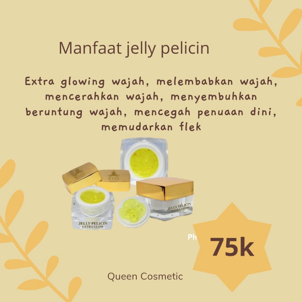 Hyde Beauty Skincare Jelly Pelicin | Krim Pencerah Wajah Flek Hitam