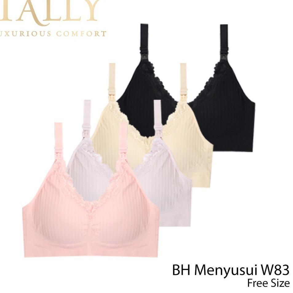 TALLY W83 Nursing Bra Seamless BH Menyusui Busa Tanpa Kawat ◦ CKD.25Ja23ᶠ