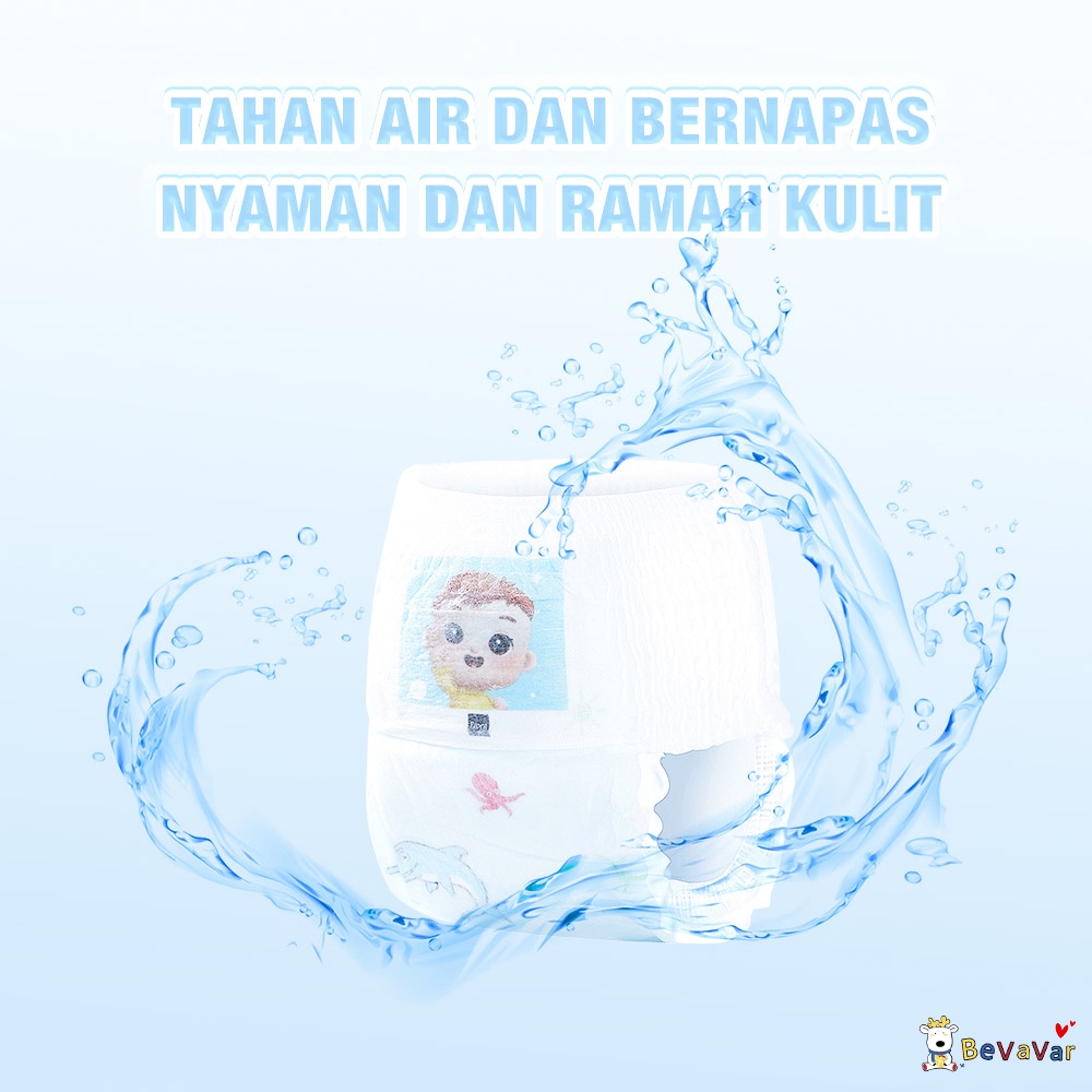 BEVAVAR Popok Renang Bayi Tahan Air Baby Swim Diaper Celana Renang Bayi