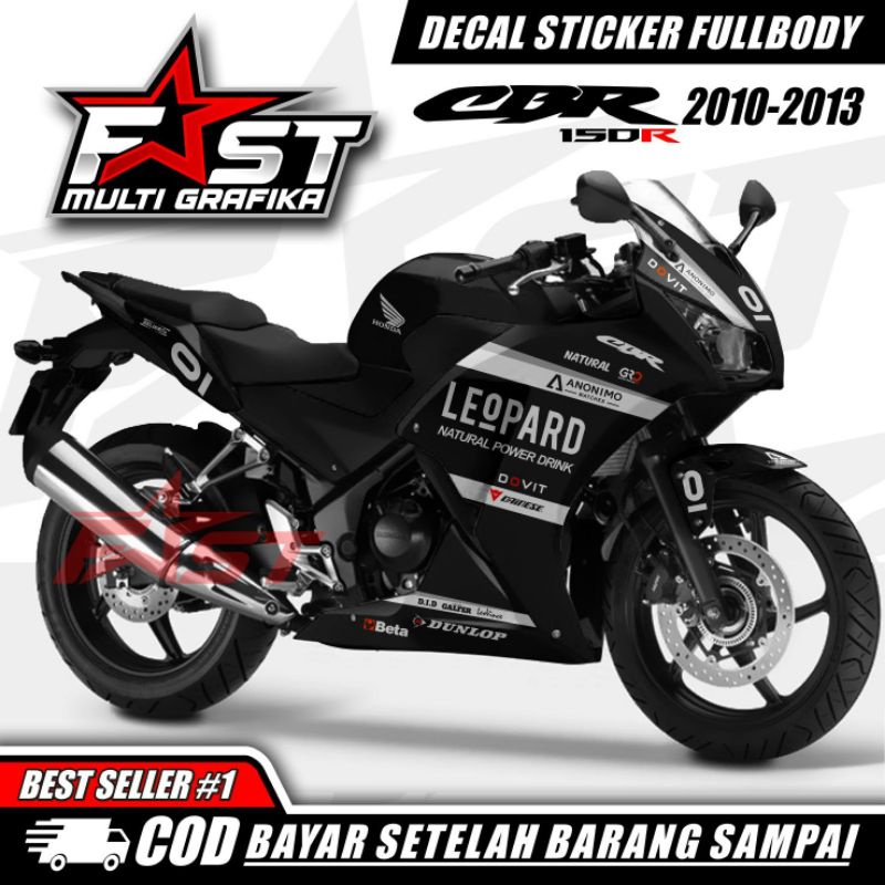 DECAL VARIASI CBR K45 / DECAL FULL BODY CBR K45 MOTIF LEOPARD
