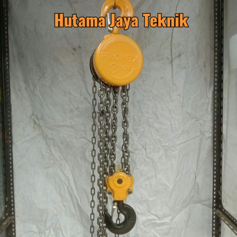 Prohex || Chain Block Blok Derek Katrol Takel || 3 Ton 3T | 10 M Meter Mtr 10M 10Meter 10Mtr