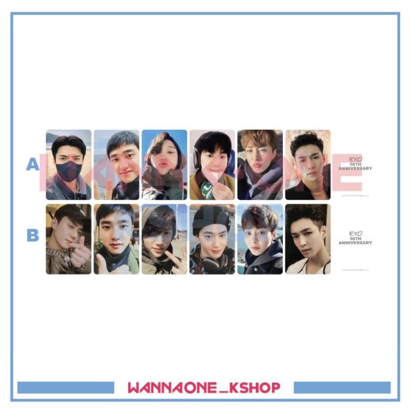 photocard exo MD ver.2 10th annivesary