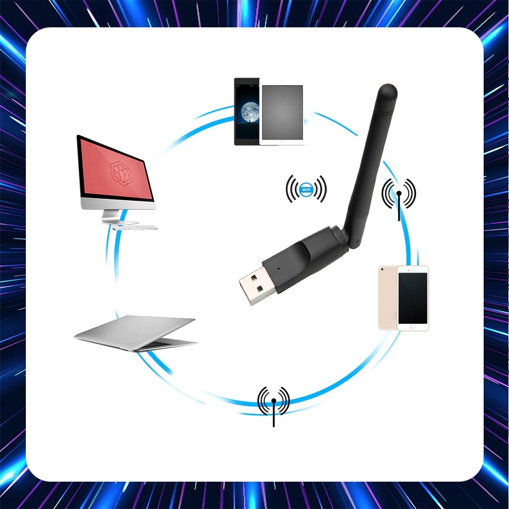 USB Wifi Set Top Box MT7601 Dongle STB Adapter Antena Wifi PC Laptop