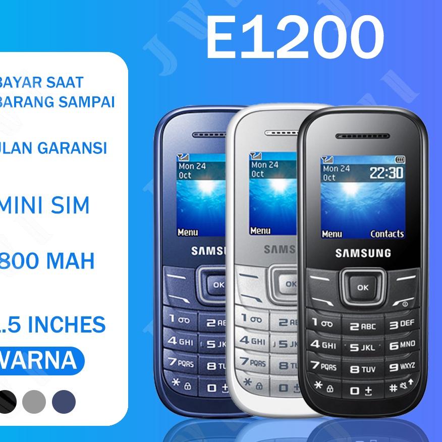 Termurah ✅ Hp Samsung GSM GT-E1205/E1200 baru murah one SIM hp jadul bahasa indonesia