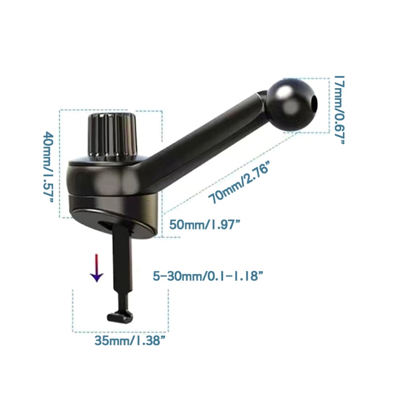 Zzz Phone Mount Untuk Ventilasi Mobil Universal Car Phone Holder Mount Pemasangan Mudah