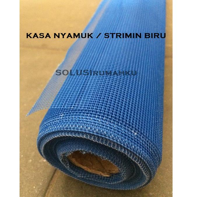 ADNKU 1 MTR RAM NYAMUK STRIMIN / KAWAT KAIN KASA PLASTIK NYLON NILON WARNA ➻Kirim Langsung