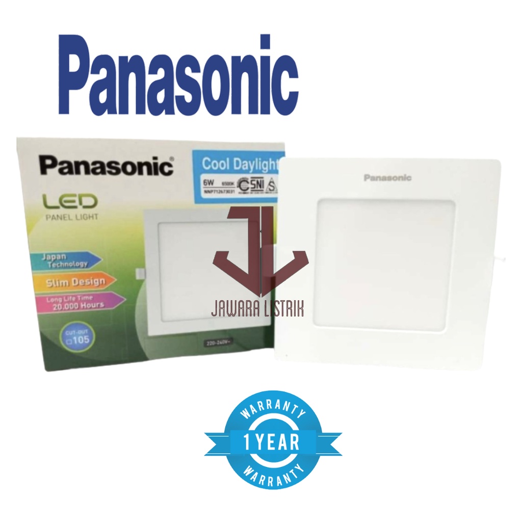 PANASONIC LED PANEL 6 WATT 6W KOTAK LAMPU LED PANEL INBOW