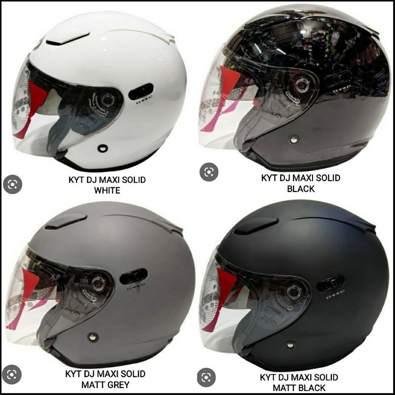 Helm KYT DJ Maxi Solid Original