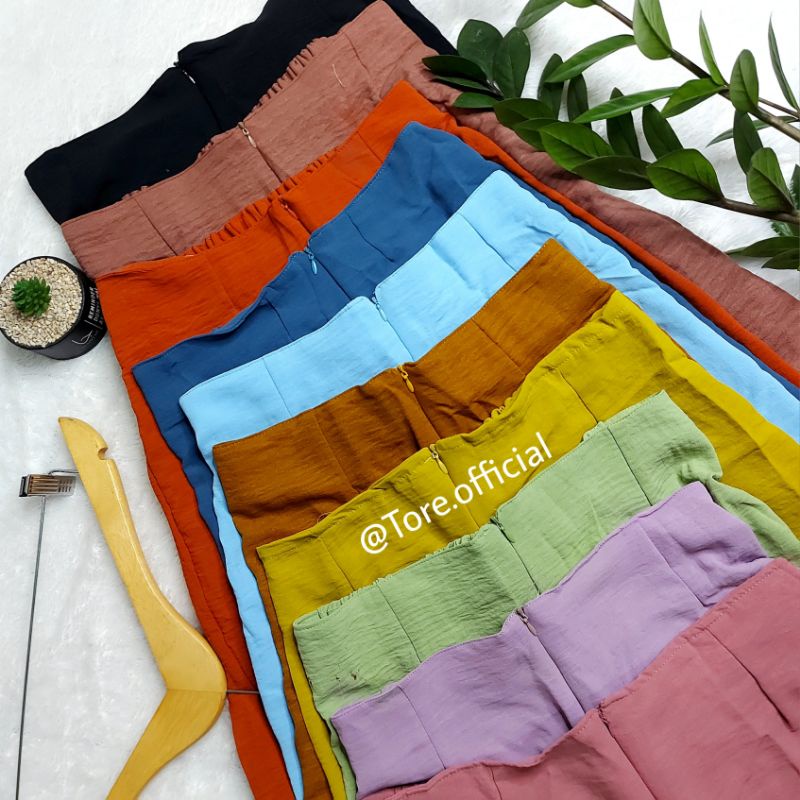 VENA CELANA KULOT CRINCLE RESLETING HIGHTWAIST AIRFLOW CELANA KULOT CRINCLE