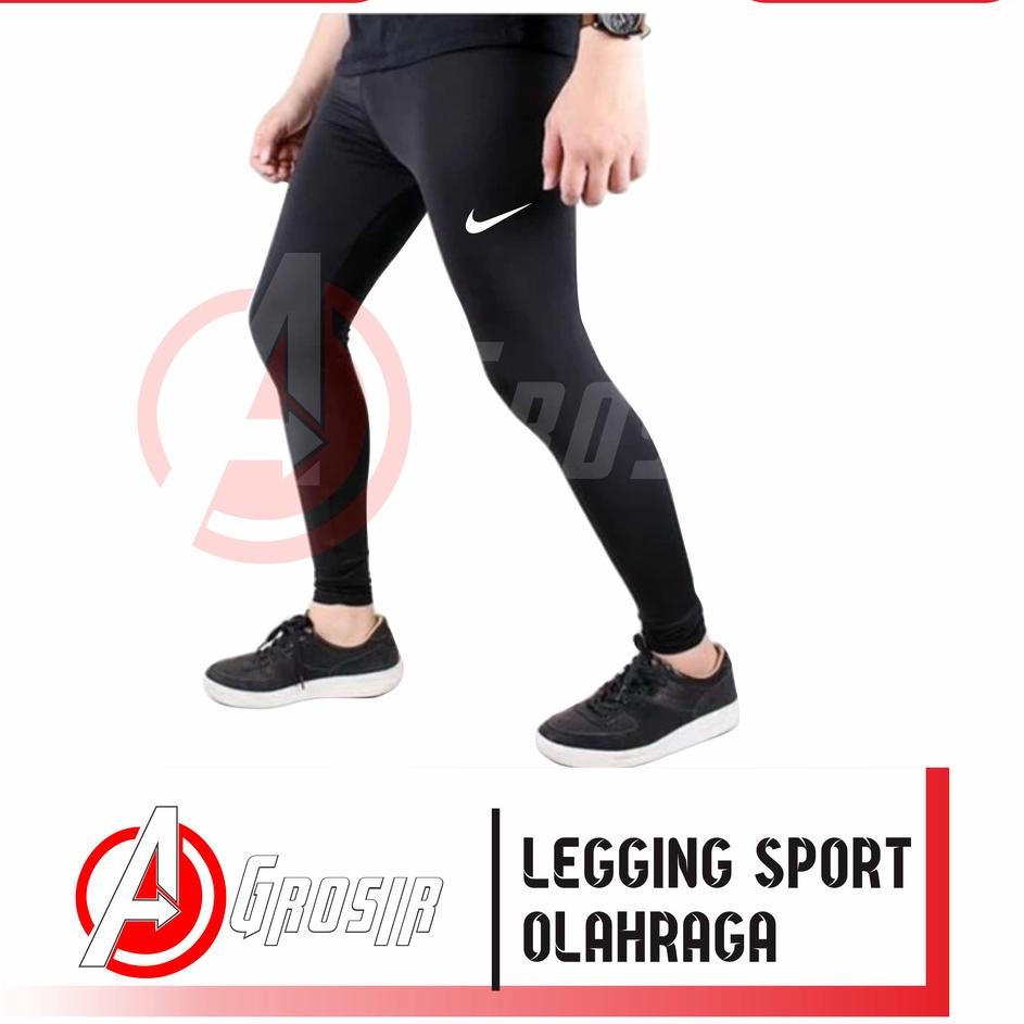 JWA.06Ja23ᴬ ▪ Celana Manset Panjang Lagging Pria Wanita Gym Fitness Celana Olahraga pria Lajing Spor