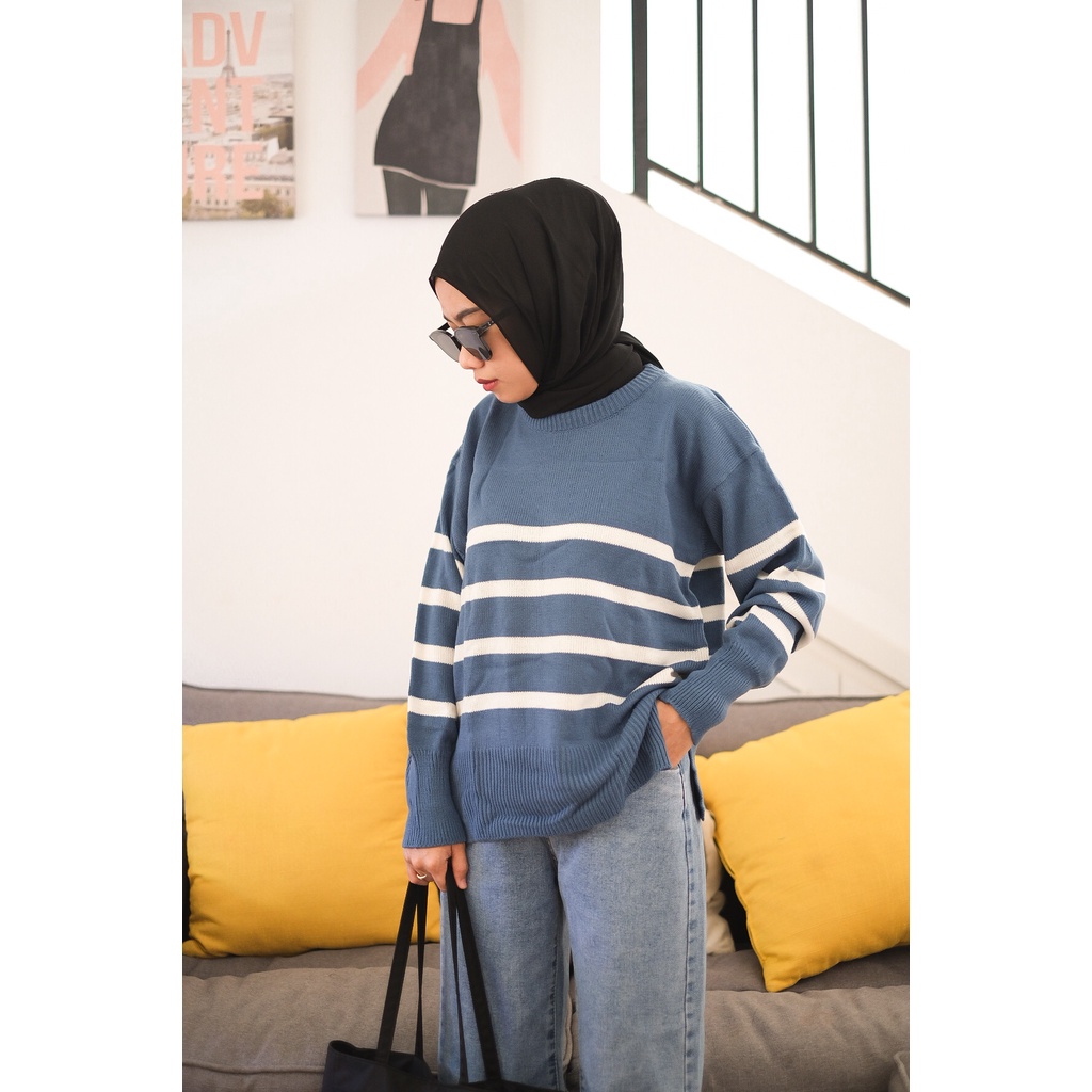 Hprojects - Madeleine Stripe Knit (Sweater Knit)