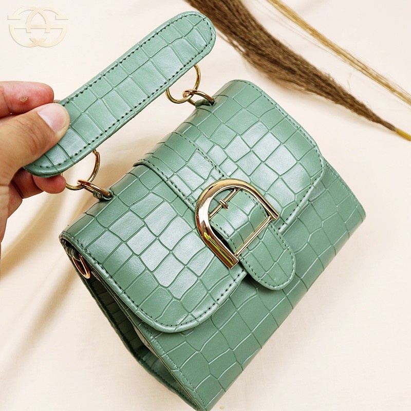 Akaci Tas Selempang Wanita Croco Micro Vintage 02-6724 Fashion Slingbag Terbaru Grosir Murah Import Korea THR