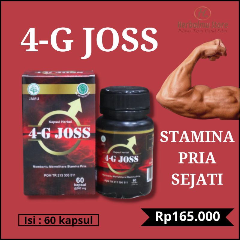 4-G JOSS Menjaga Daya Tahan Dan Kesehatan Pria 4g joss