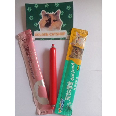 LIEBAO &amp; SNACK KUCING PAKET 3IN1