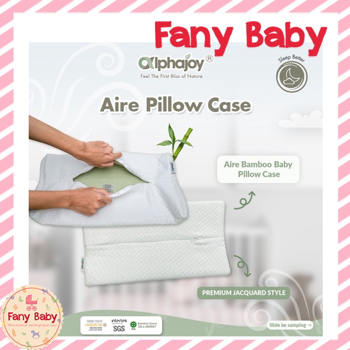 ALPHAJOY AIRE BAMBOO PILLOW CASE / SARUNG BANTAL BAYI