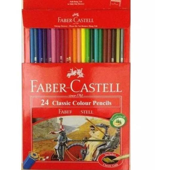 

Hot PENSIL WARNA 24 WARNA FABER CASTELL CLASSIC