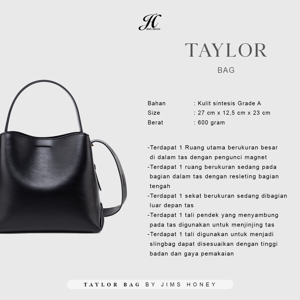 JIMS HONEY TAS WANITA SELEMPANG TAYLOR BAG