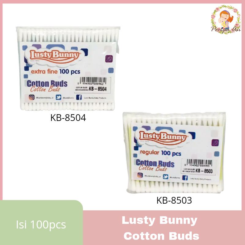 Cotton Buds Lusty Bunny / Pembersih Telinga Bayi / Huki