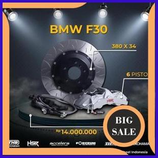 onderdil Big Brake Kit HSR 6pot 380x34 untuk BMW f30 silver 2ZJN23