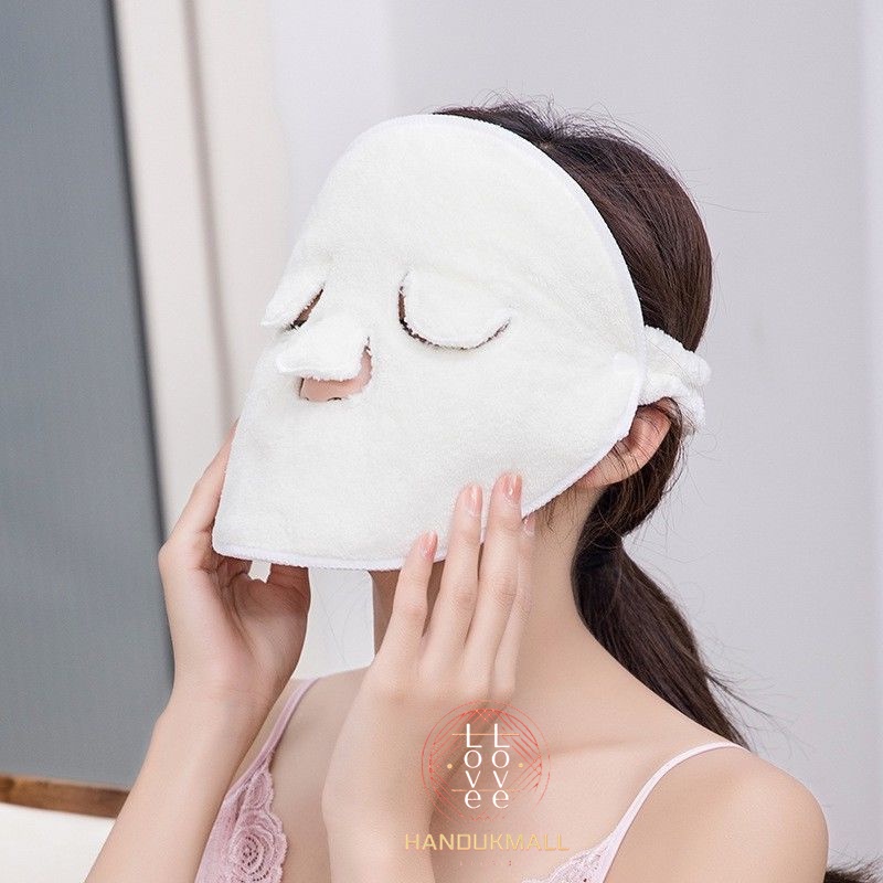 Masker Wajah Handuk Wajah Masker SPA Wajah Perawatan Salon di Rumah Masker Bisa Di Gunakan Lebih Dari Satu Kali Pemakaian Bisa  Dingin Dan Hangat Kompres Wajah Masker Skincare Perawatan Wajah Melembabkan Menenangkan Calming Soothing