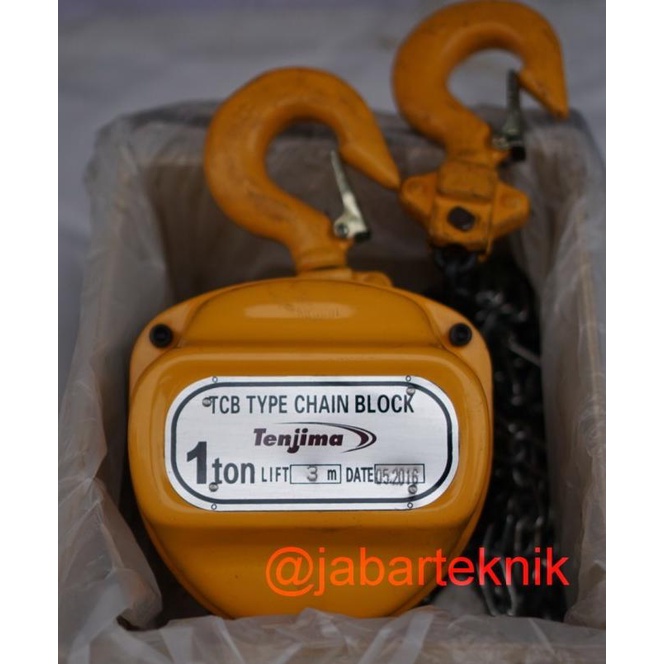 Chain Block 3 Ton 10 Meter Takel 3 Ton 10 Meter