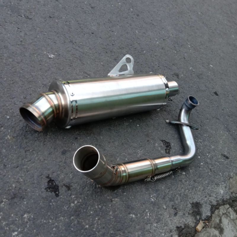 knalpot custom BEST3 polos INLET 38 Vario 125 new Vario 150