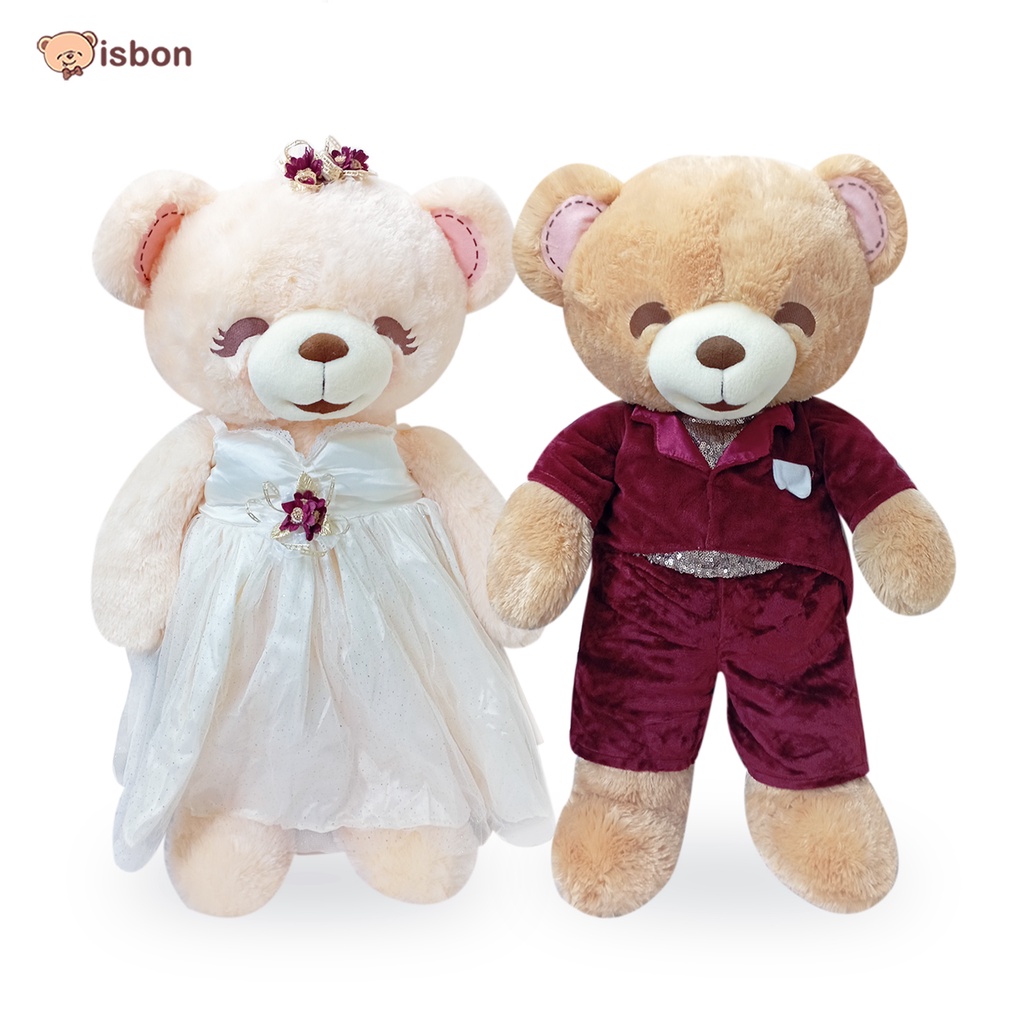 ISTANA BONEKA Couple Wedding Boney Bonita With Dress 65cm Lucu Cocok Untuk Hadiah By Istana Boneka