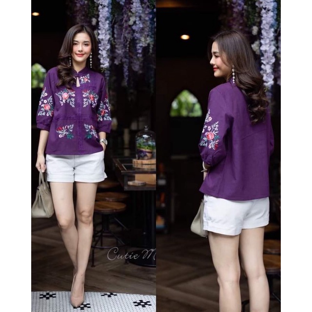 Atasan Blouse Cutie Minute Original Bangkok