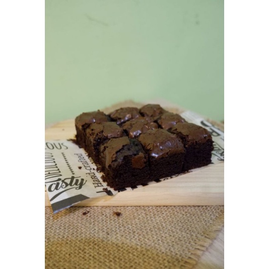 

brownies fudge mini/ brownies fudgy panggang/brownies shiny