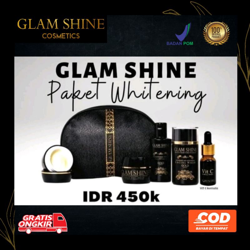 Glamshine Paket Whitening/ Cream Whitening/ Paket Whitening/ Glamshine Whitening