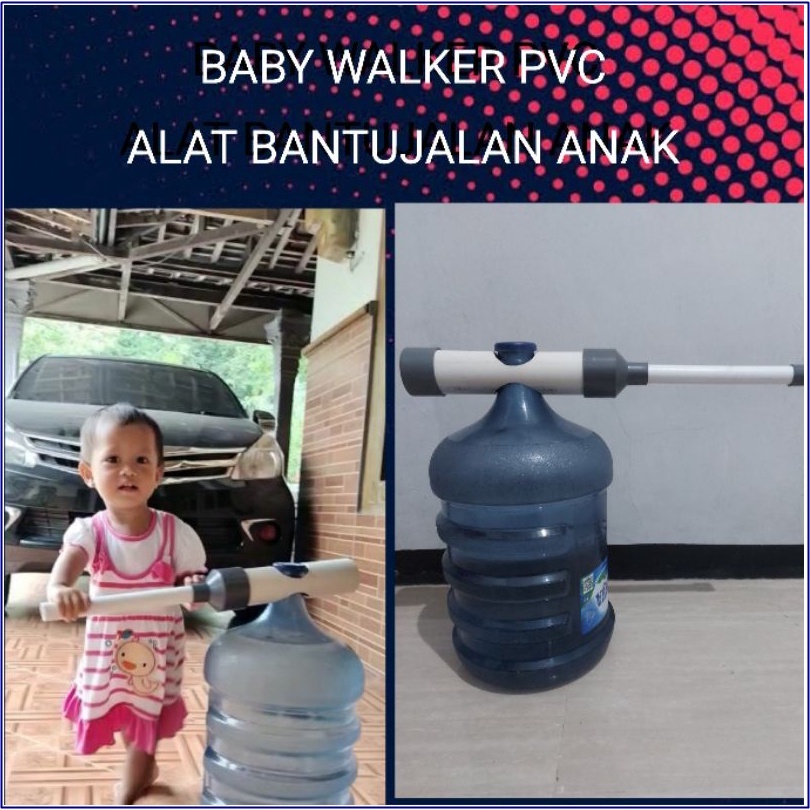 Baby Walker Pipa Paralon Kuat , Pushwalker , alat belajar jalan bayi murah . belajar bayi jalan , ba