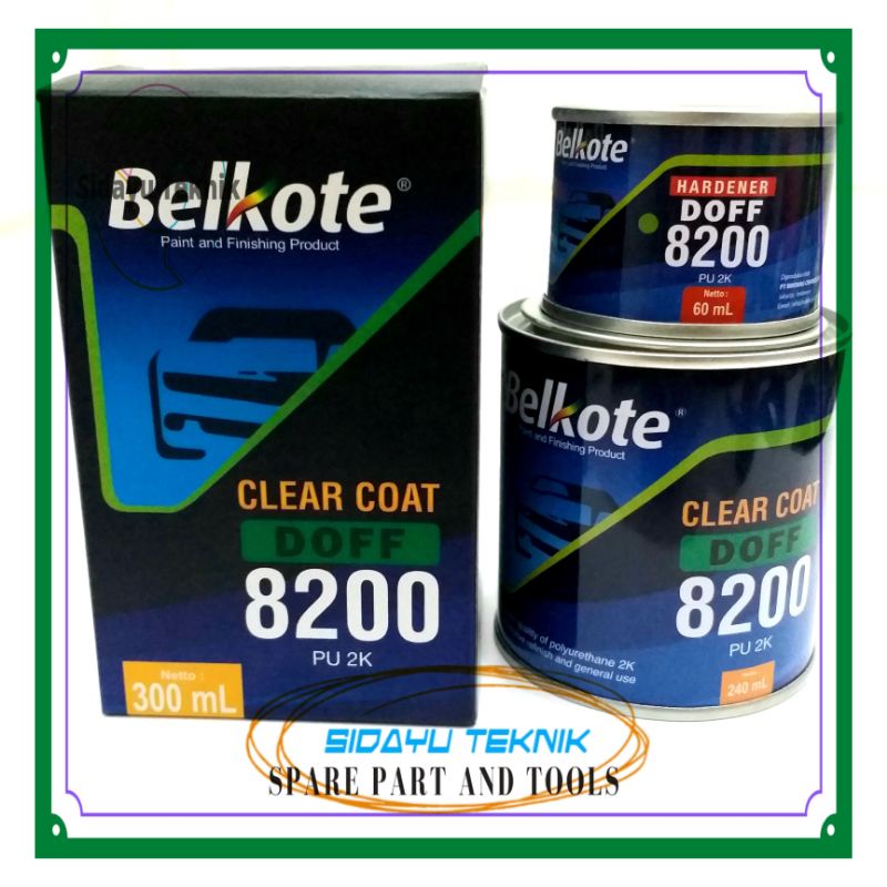Cat Pernis Belkote Clear Doff 8200 300ml