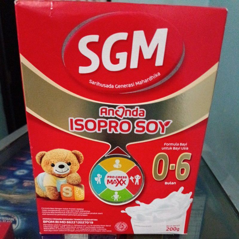 

SGM ananda isopro soy soya 0-6 bulan