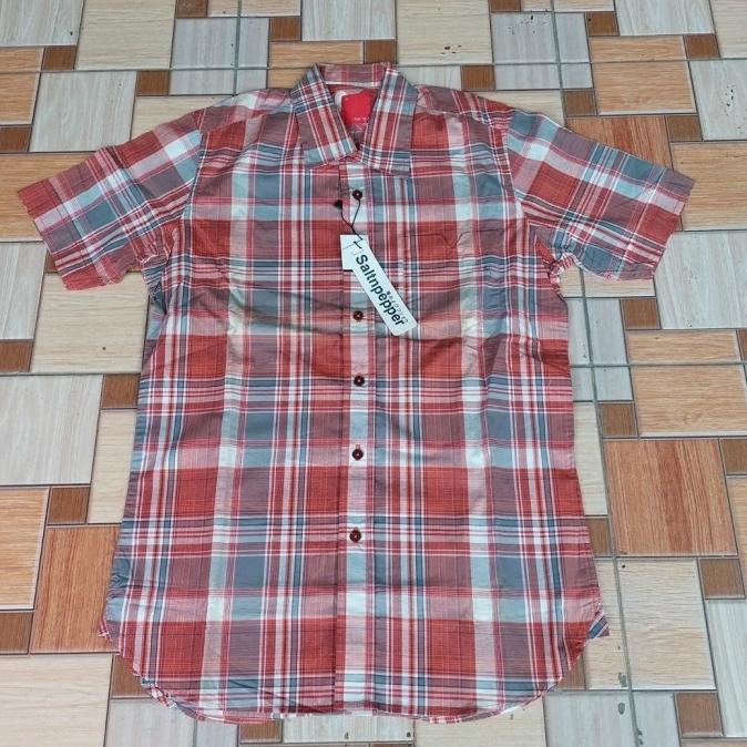KEMEJA ORIGINAL SALT N PEPPER SS SHIRT PRIA