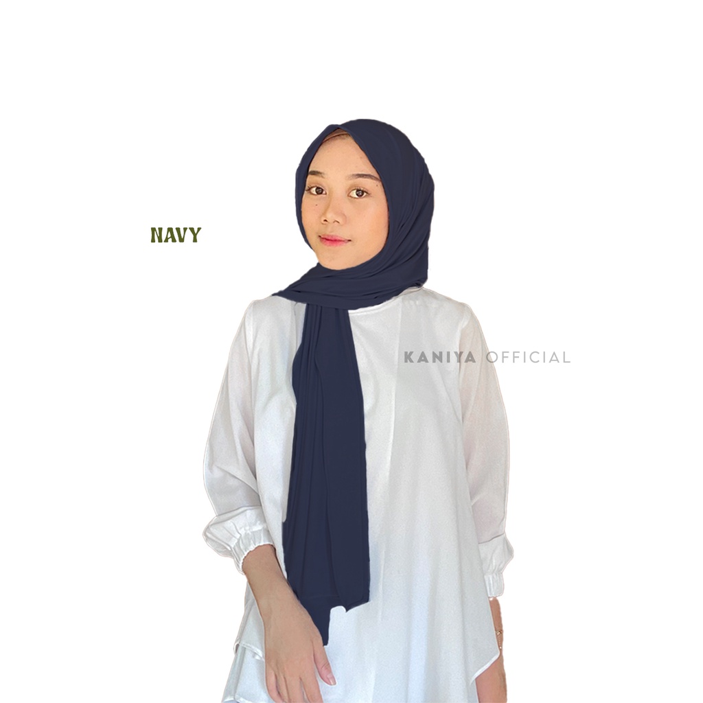 Kaniya Official - Pashmina Kaos Jersey / Pashmina Jersey-P Jersey Navy