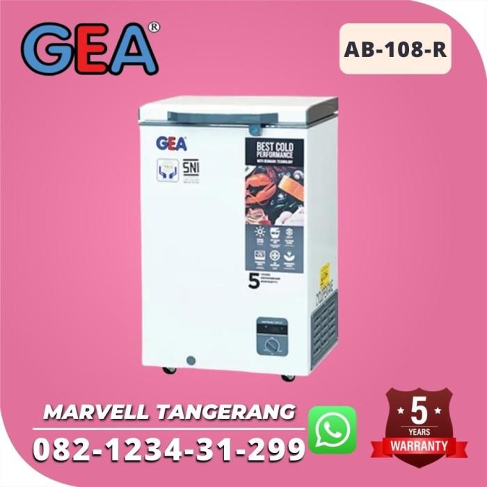 CHEST FREEZER GEA AB 108 R KULKAS BOX 100 LITER ORIGINAL