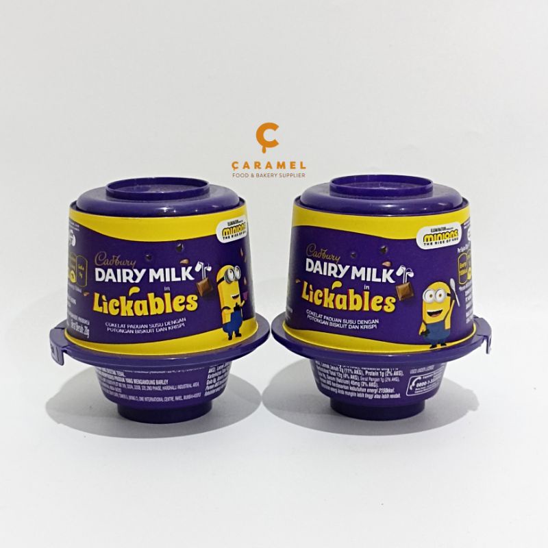 

Cadbury Dairy Milk Lickables 20gr- Cadbury Milk -Cokelat Susu, free mainan