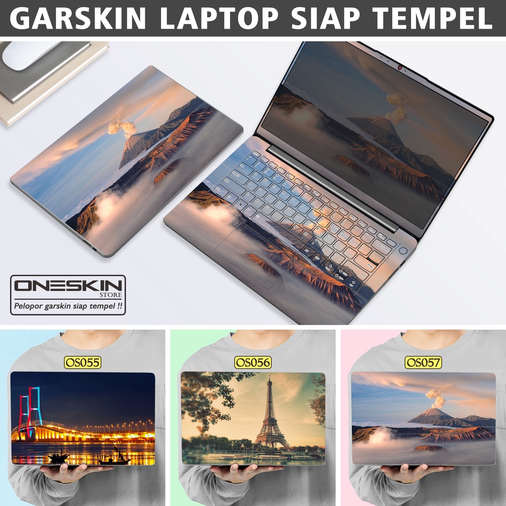 Garskin Sticker Laptop Protector Macbook Full Body Bottom Bezel Palmrest Skin Eiffel