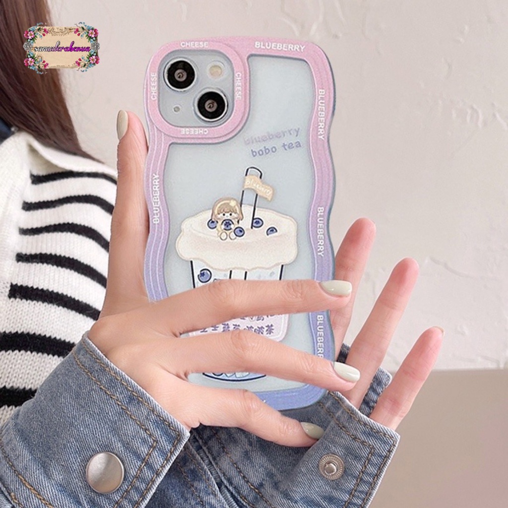 SS132 CASING SOFTCASE PEACH BOBA TEA FOR REALME C55 C1 C2 5 5I C3 9 9I 10 C11 C12 C25 C15 C20 C11 2021 C21 C21Y C25Y C30 C31 C33 C35 NARZO 20 50I 50A SB4677