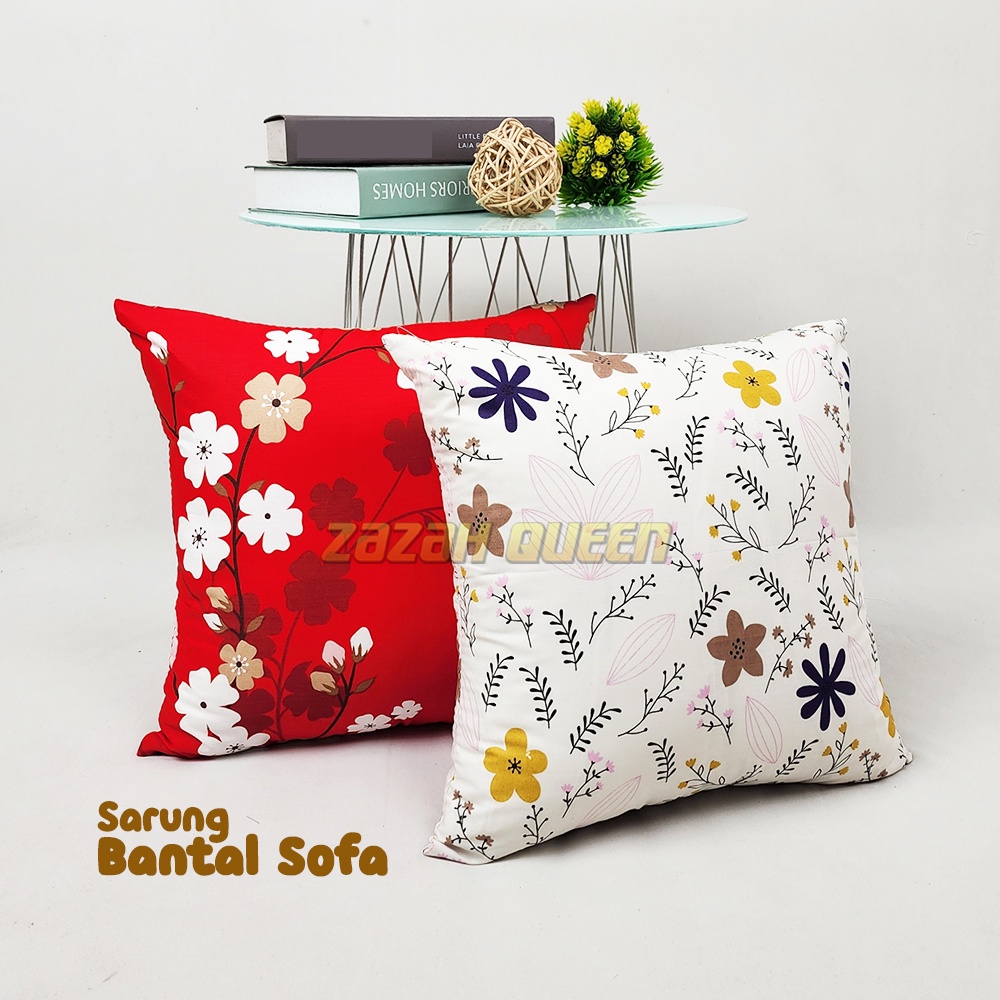 Sarung Bantal Sofa Minimalis / Cushion Cover - Golden Rose