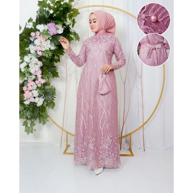 Gamis Ratu Jannah / Kebaya Modern / Gamis Kebaya / Gamis Pesta Mewah / Gamis /Kebaya Kondangan