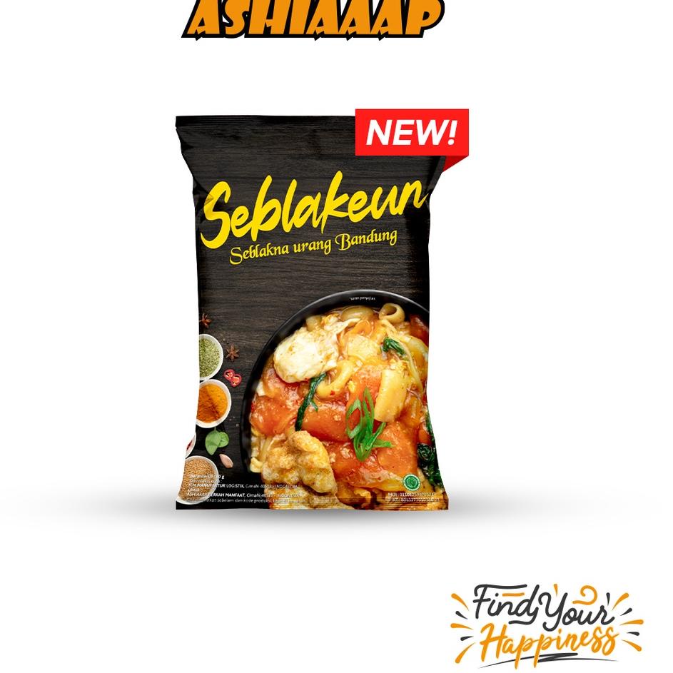 

5.5 COD Seblakeun Seblak Instant (80 gram) / Seblakna Urang Bandung Makanan Instan Gurih Mantap Jiwa Enak