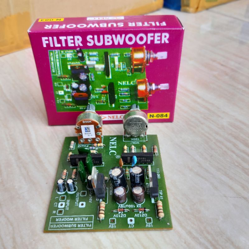 FILTER SUBWOOFER 2 POTENSIO STEREO NELC-084