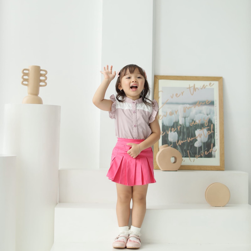 KIDDIEPODS - Scarlet Top / Baju anak perempuan / Blouse Anak perempuan / Atasan anak perempuan 1-10 tahun