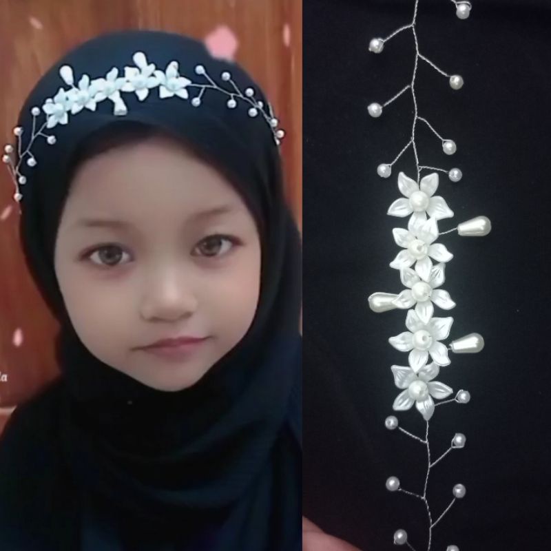 Bando Hijab Anak / Headpiece Rambut / Hijab Anak