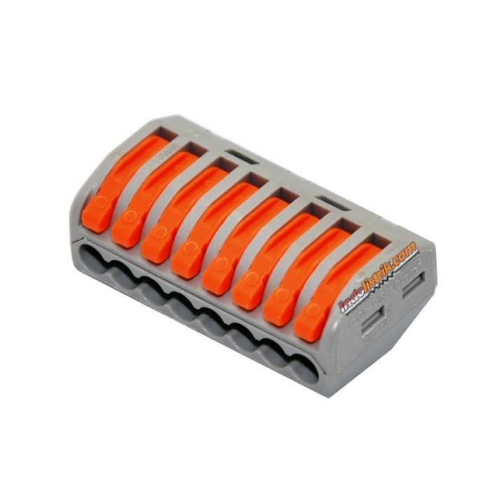 Konektor Kabel 8 Pin PCT 218 TAB WAGO mod- Terminal 8kabel 8pin - ASLI