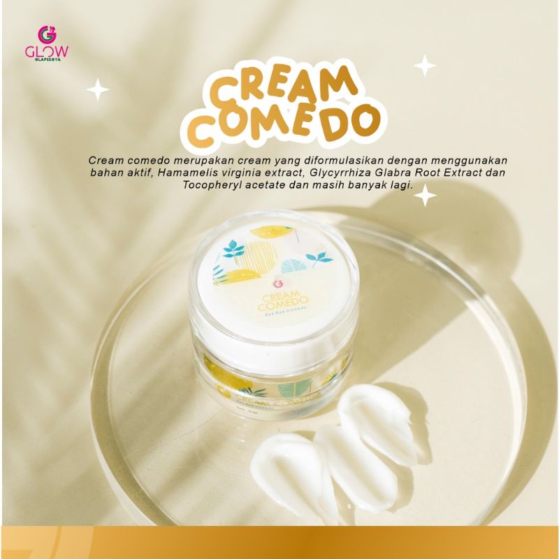 CREAM COMEDO GLAFIDSYA KRIM KOMEDO SKINCARE DR REZAGLADYS ORIGINAL BPOM
