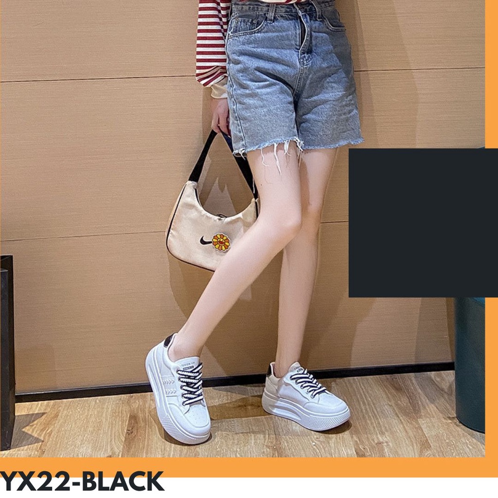 SNEAKERS WANITA KEKINIAN TRENDY FASHIONABLE CANTIKA MANTULITI BEAUTIPOL BAHAN PU IMPORT YX22