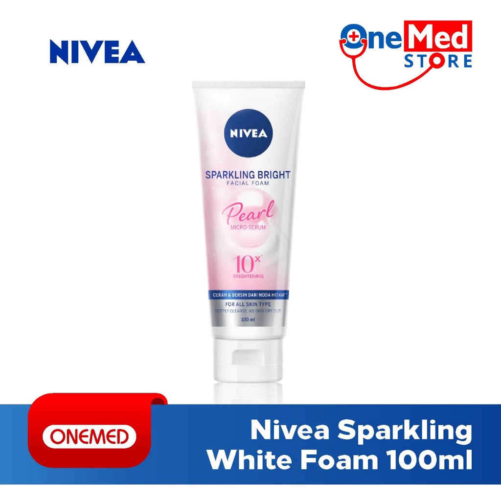 NIVEA Sparkling Bright Facial Foam 100 Ml